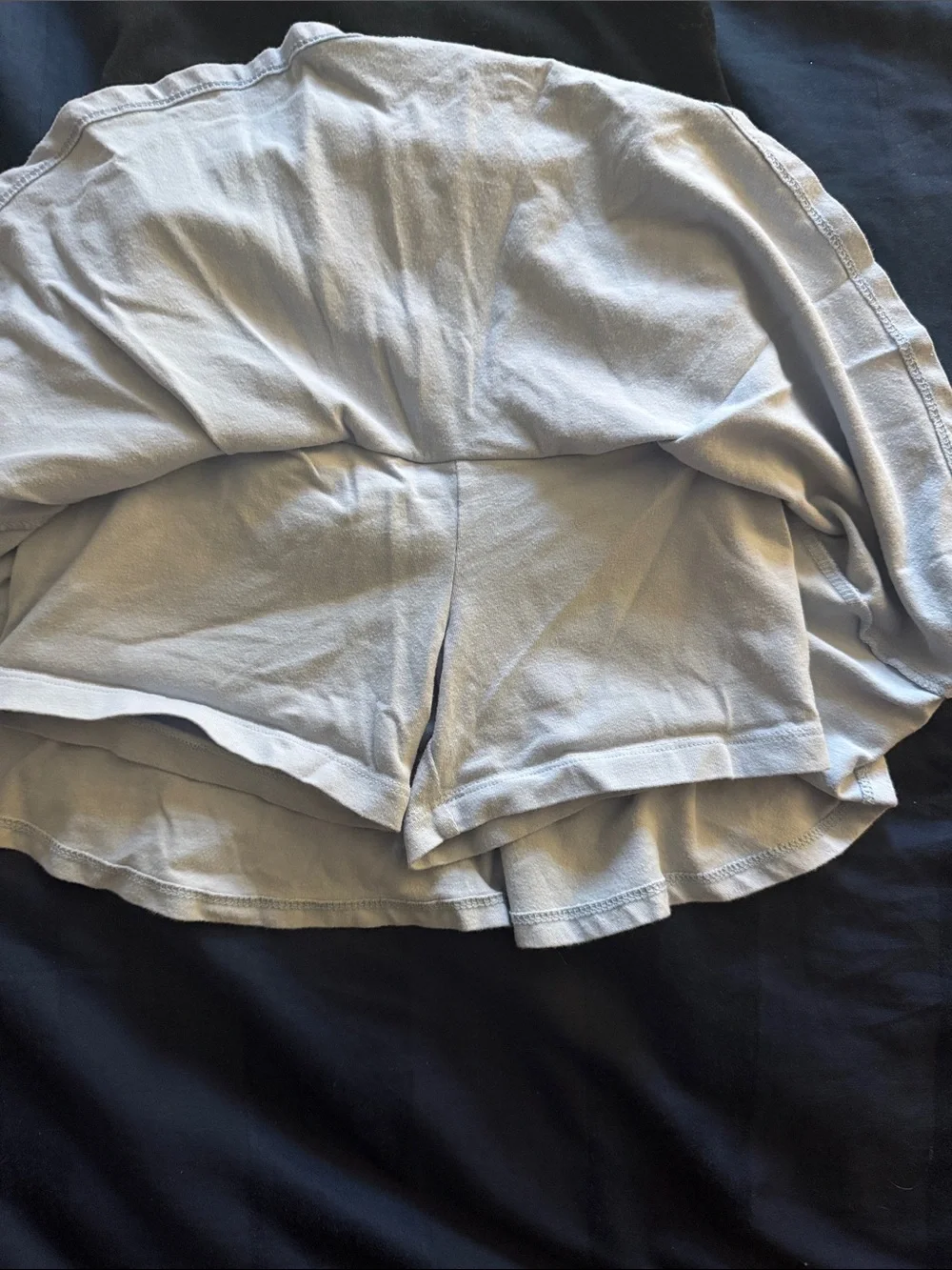 Old Navy Cream Flared Skater Mini Skirt